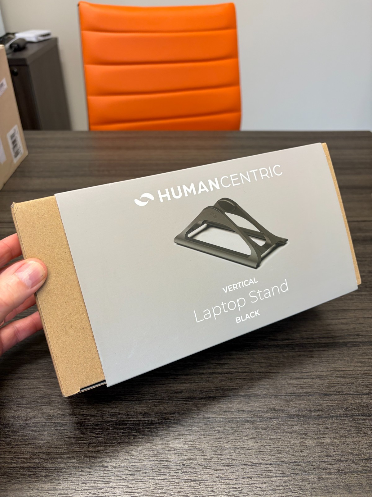 HumanCentric Vertical Laptop Stand Adjustable Aluminum Desktop Holder New Sealed