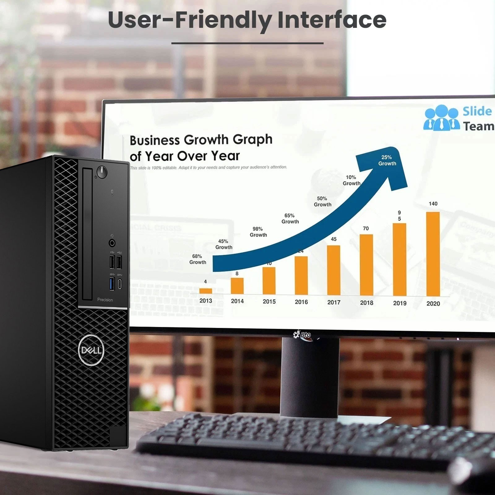 Dell 3431 Desktop PC intel i5-9th 16GB RAM 512GB SSD Built-in Wi-Fi W-K&M Win 11