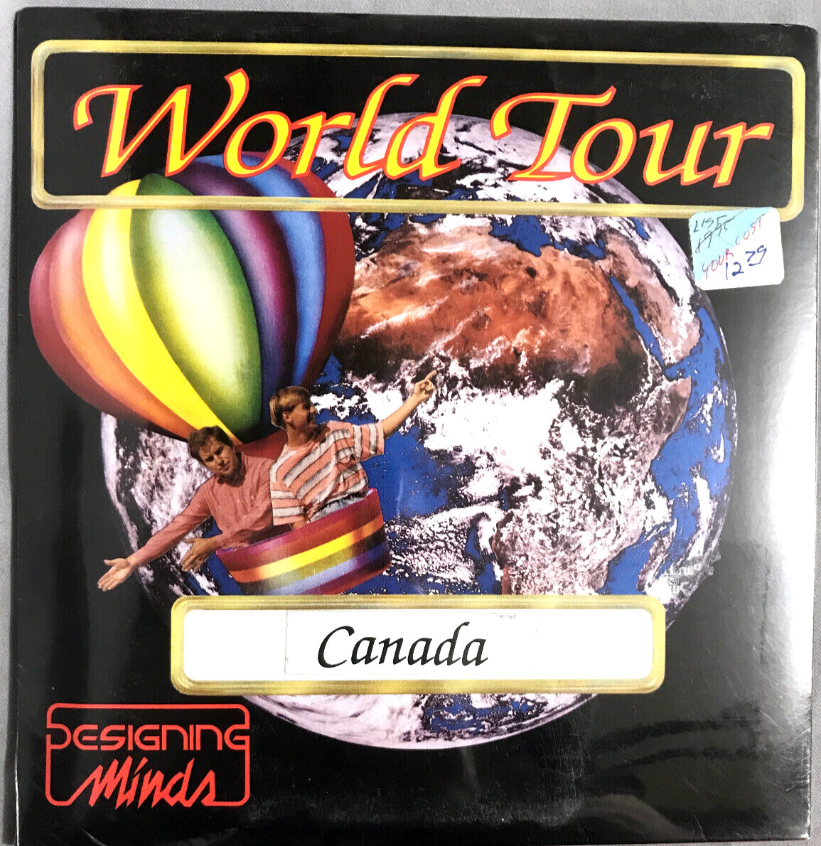 Rare World Tour Canada Educational program for Amiga by Designing Minds NIB 1985