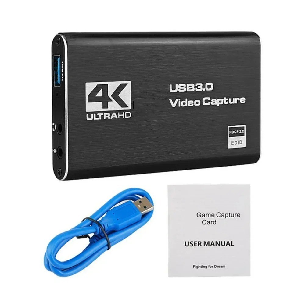 4K Audio Video Capture Card USB 3.0 HDMI Video Capture Device Full HD Recording