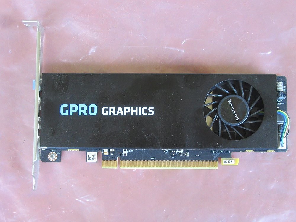 Sapphire Radeon 540 / 550 GPRO Graphics Card 4x Mini Display Port High Low Profile