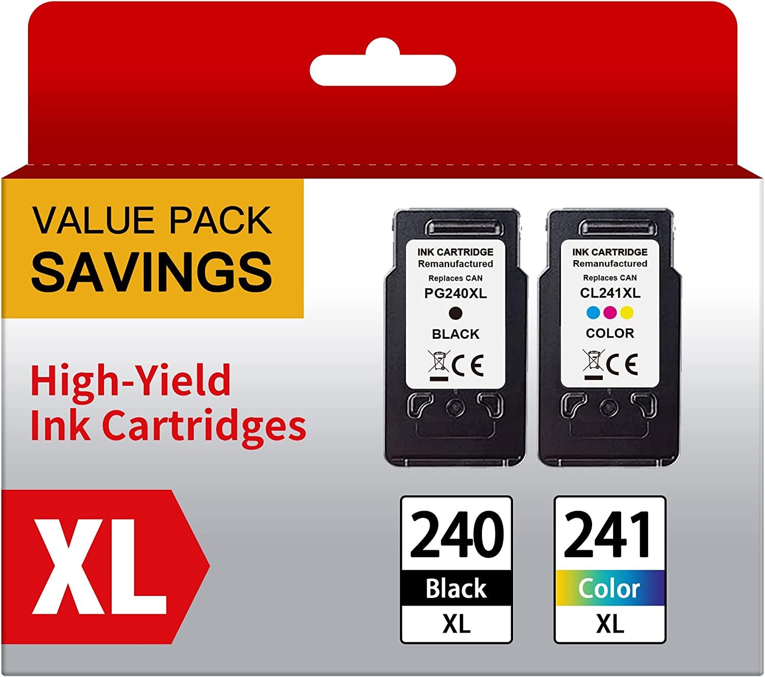 2X Color PG-240XL CL-241XL Ink Cartridge For Canon MX372 MX432 MX452 MX470 MX479