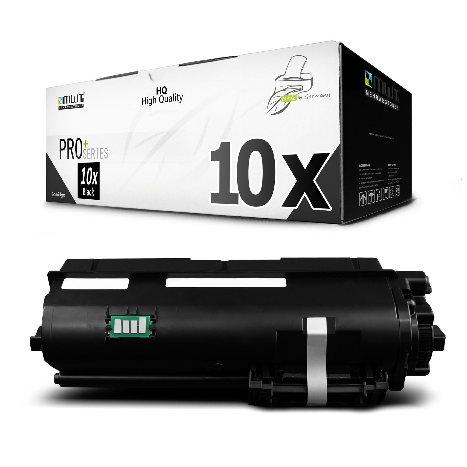 10x MWT per Cartridge for 1T02S50UT0/PK-1012 P-4025w MFP With Ca. 7.500 Pages