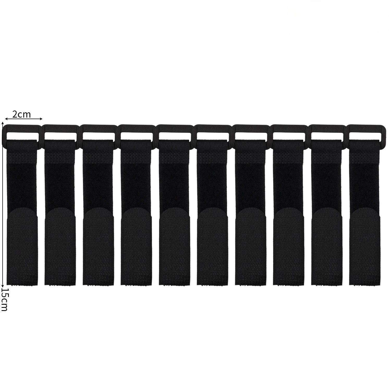 VELCRO Brand Bulk Pack 20 Reusable Fastening Cable Straps with Buckle Variety US