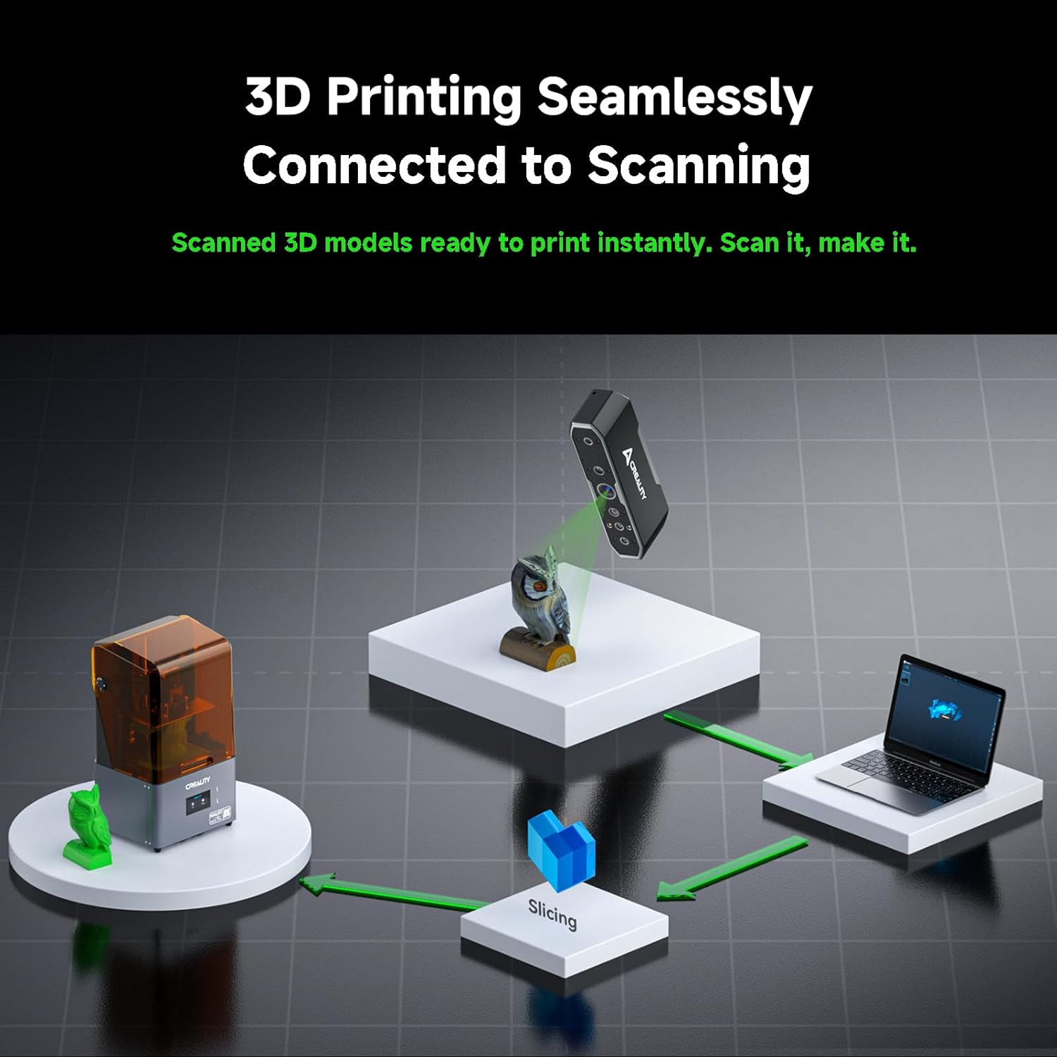 【Refurbished】Creality CR-Scan Otter 3D Scanner Handheld+Scan Bridge