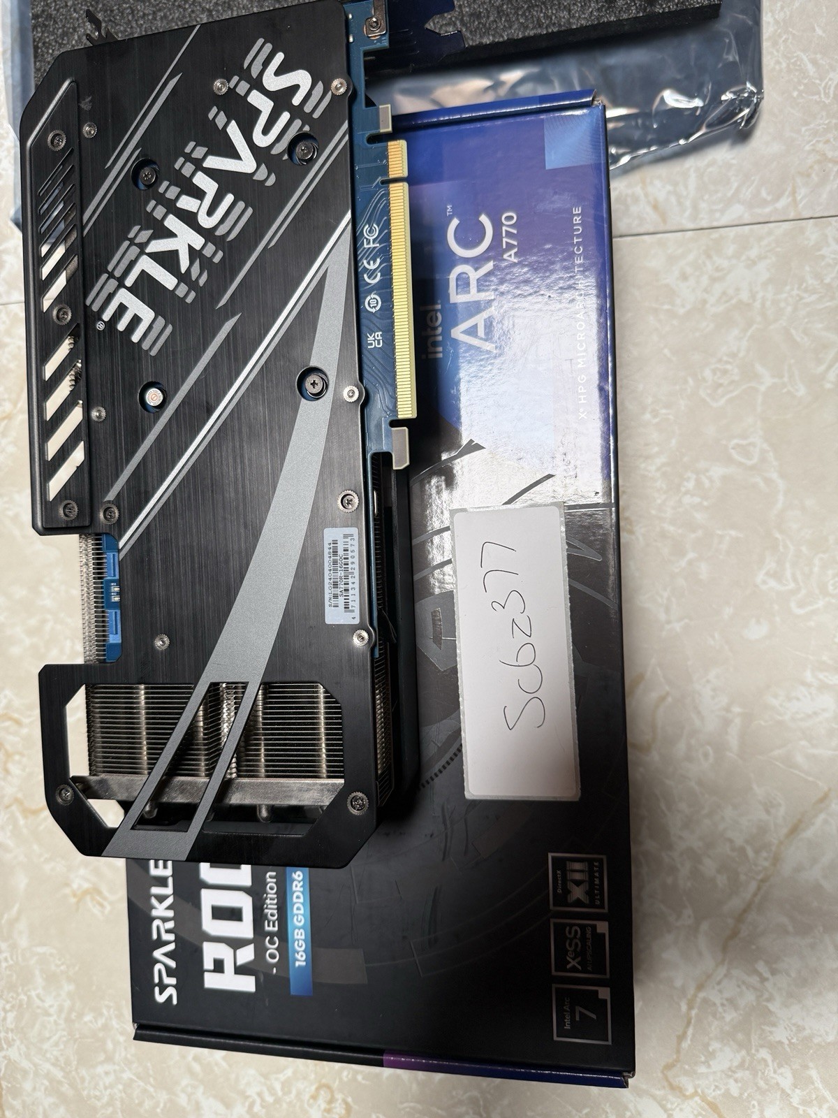 SPARKLE Intel Arc A770 OC Edition 16GB GDDR6 Graphics Card