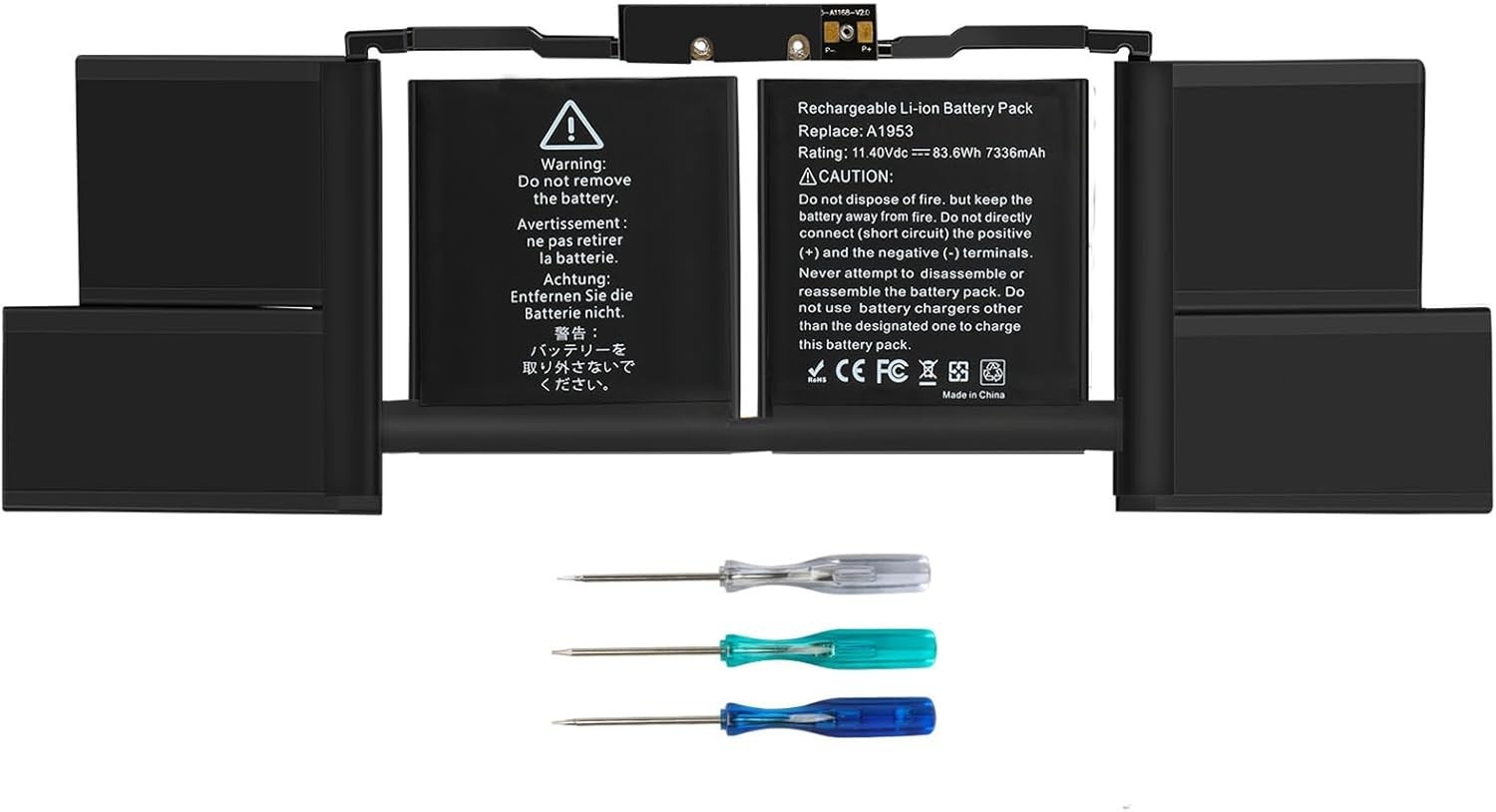 A1953 Battery for Apple MacBook Pro 15 Inch A1990 Mid 2018 2019 EMC 3215 3359