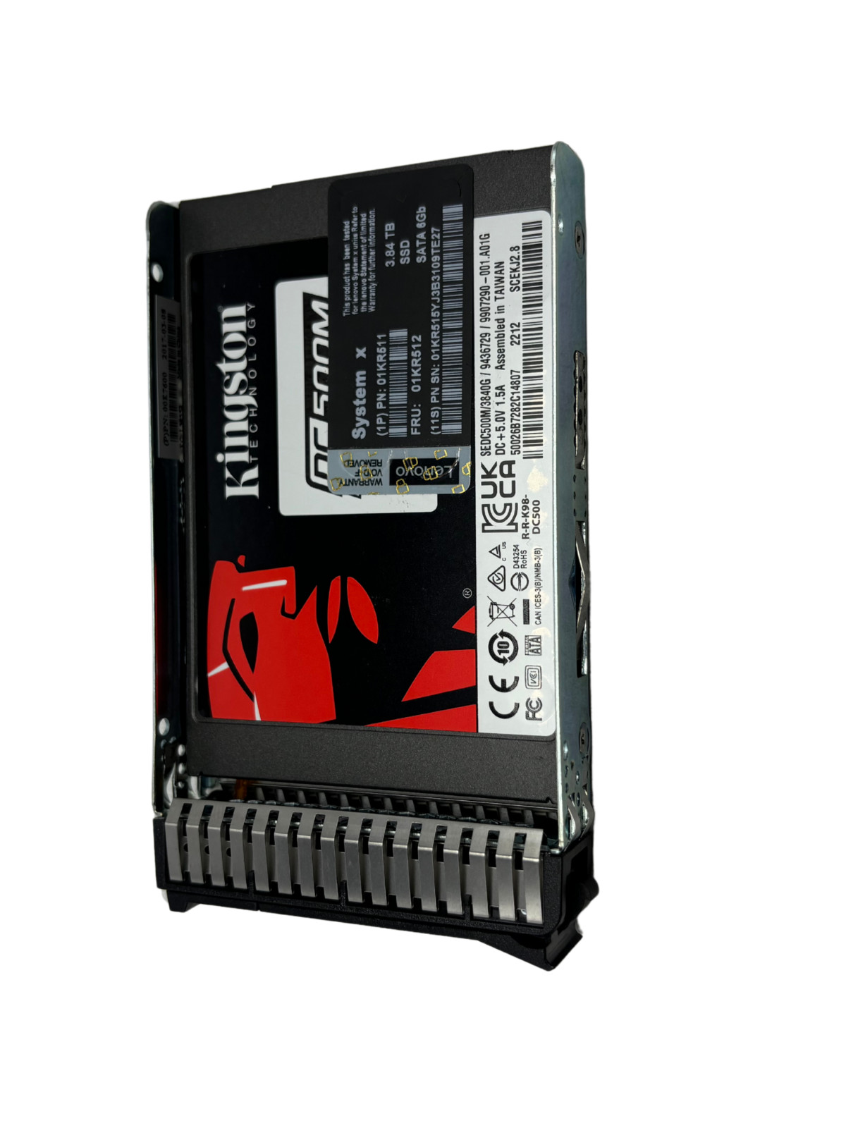 Lenovo 01KR512 3.84TB SATA 6GB 2.5″ Solid State Drive 01KR511 w60