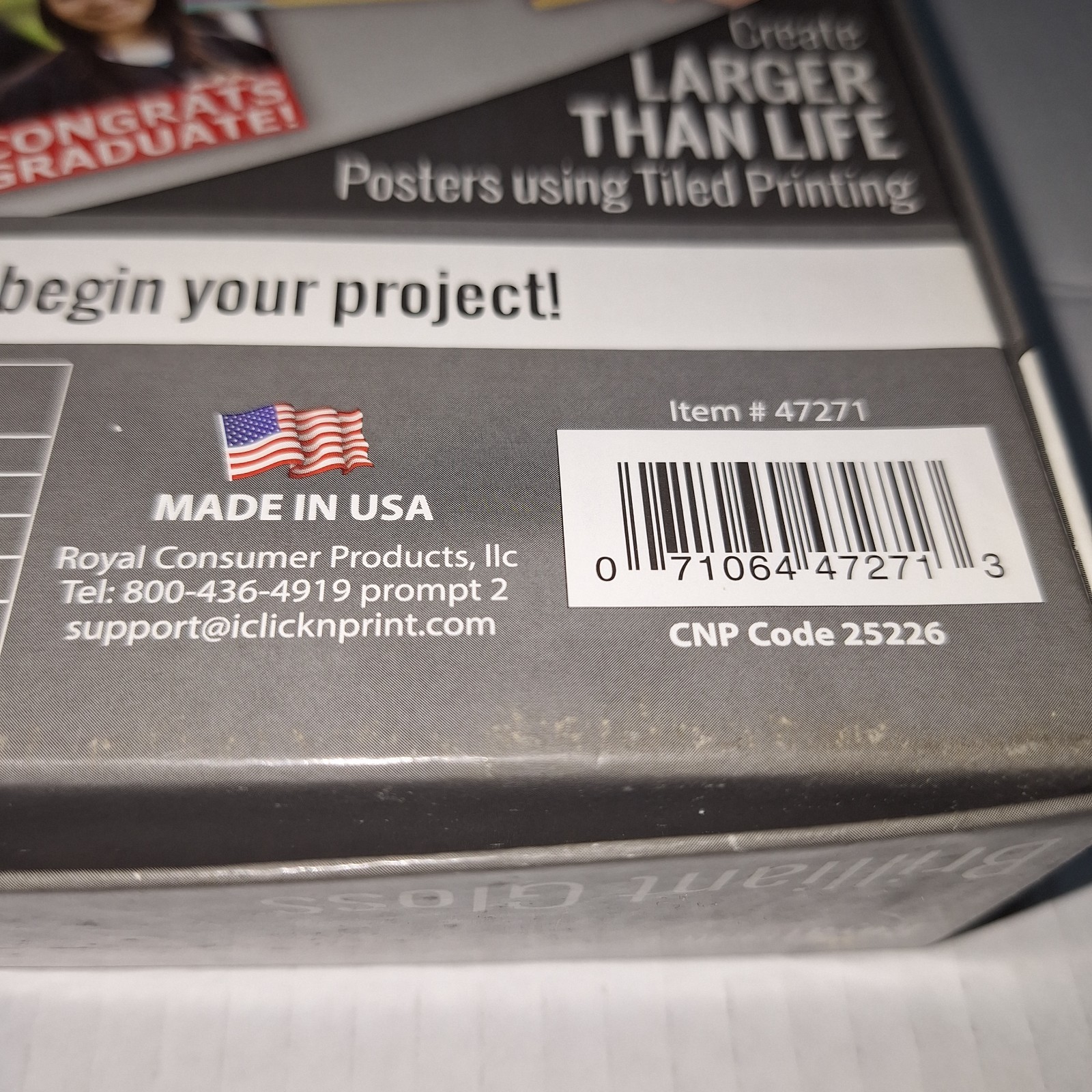 Royal Brites Photo Paper 8.5 x 11 Brilliant Gloss Premium Open Box READ DESC.