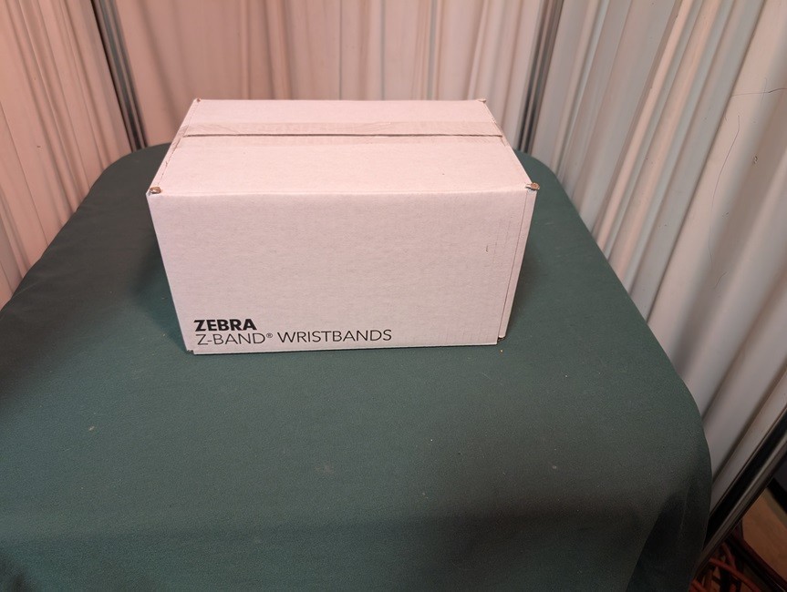Zebra 10015355k Z-Band Wristband Cartridges Box of 6 1″x11″