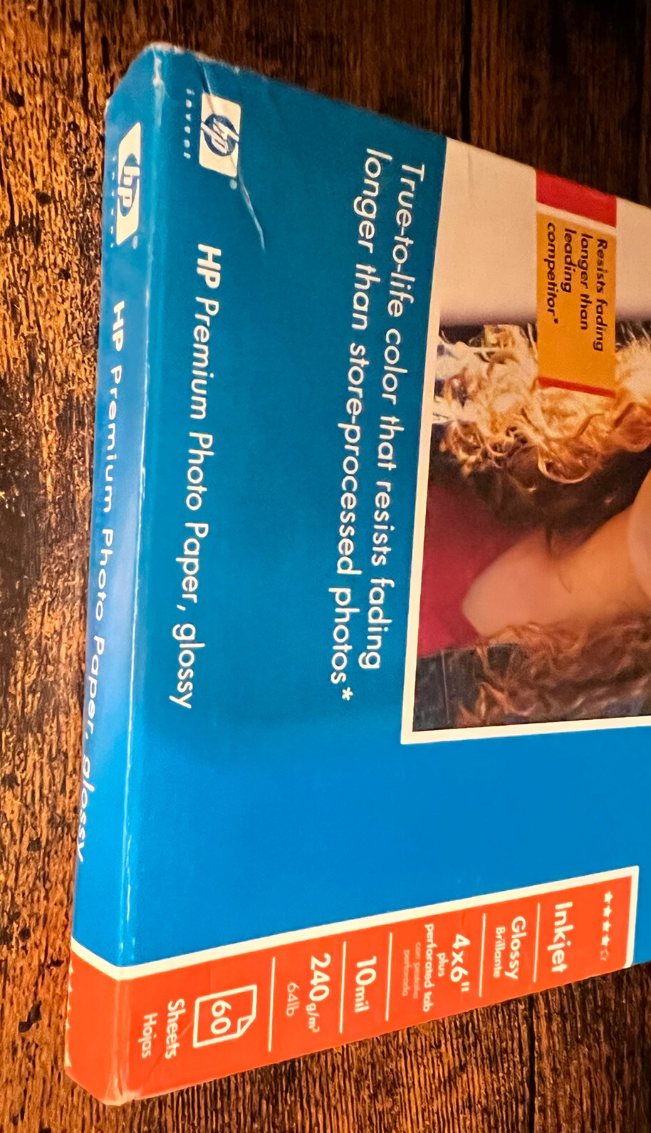 HP Premium Glossy Photo Paper 4×6 60 Sheets 10 Mil Thickness 64 Lb Inkjet NEW