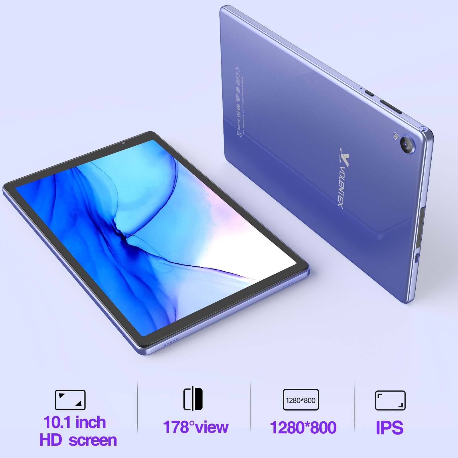 10 Inch Android 14 Tablet PC PAD 32GB ROM Quad-Core WIFI 6000mAh Dual Camera NEW
