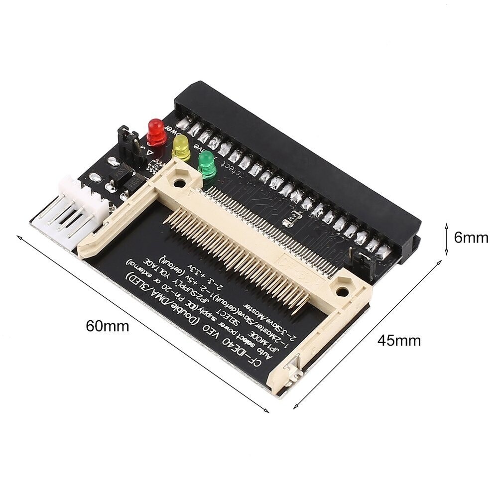 20X Compact Flash CF to 3.5 Female 40 Pin IDE Bootable Adapter Converter Cards