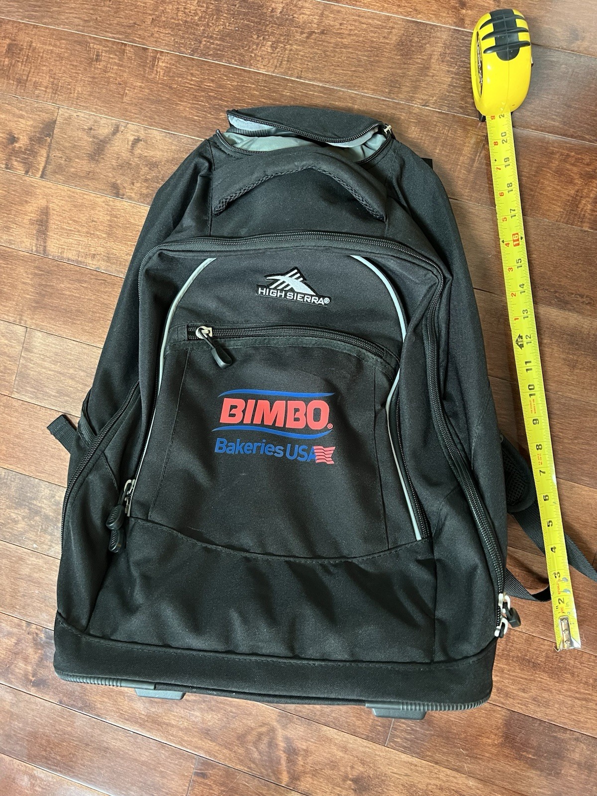 High Sierra Rolling Backpack with Laptop Sleeve, One Size