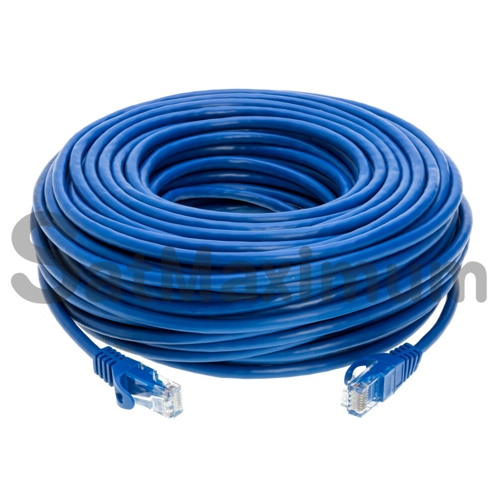CAT6e/CAT6 Ethernet LAN Network RJ45 Patch Cable Blue 25FT – 200FT Multipack LOT