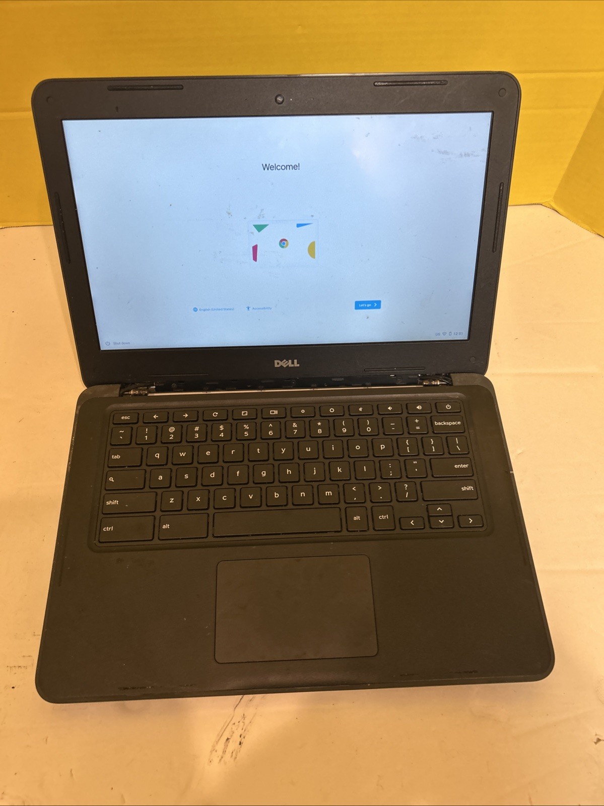 Dell Chromebook 13′ inch 3380 C3855 4GB Ram 16GB SSD (See Description)