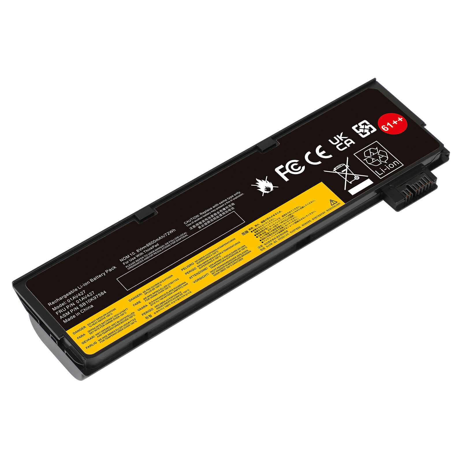 ✅For Lenovo 72Wh 61++ 01AV427 Battery ThinkPad T470 T480 T570 T580 P51s P52s