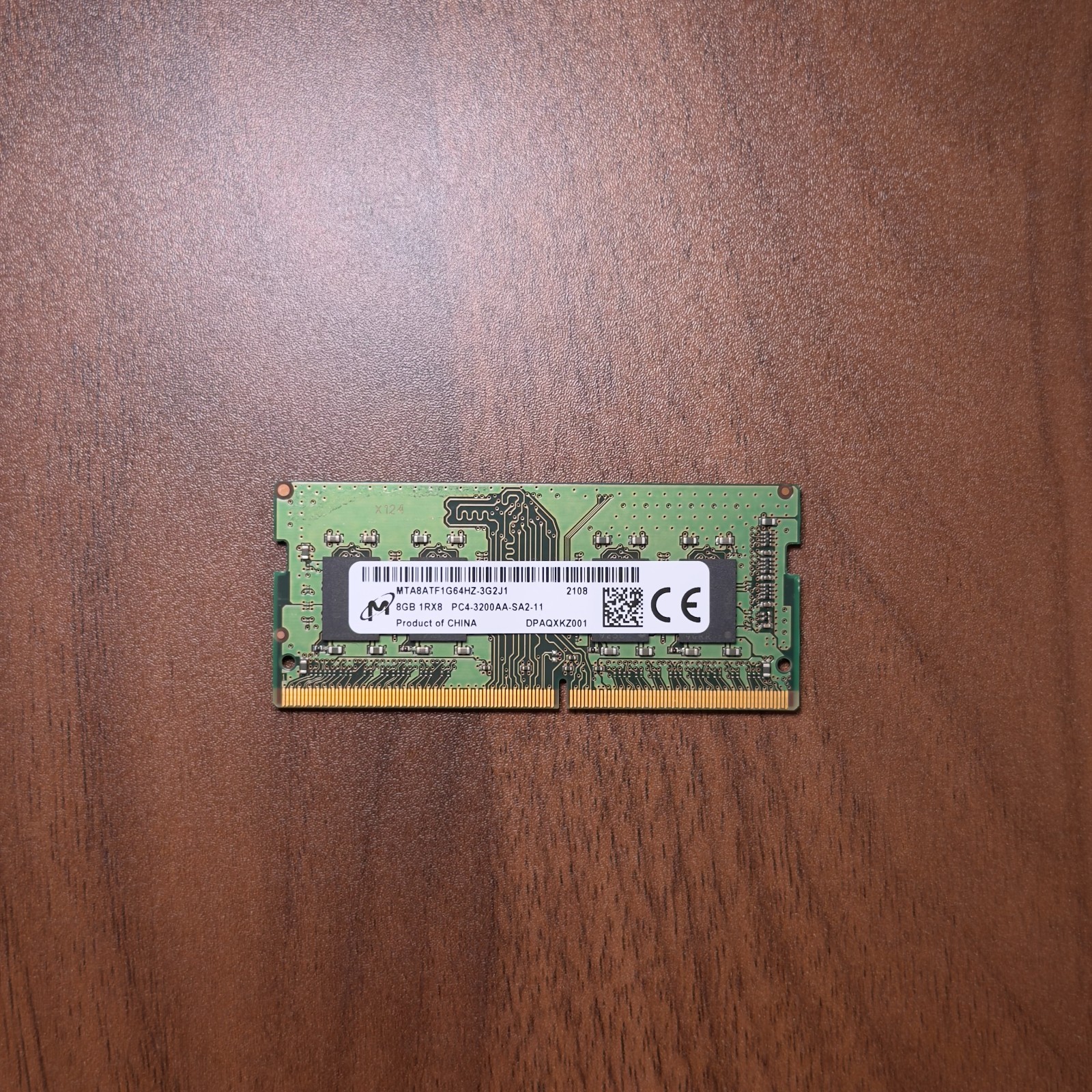 Micron 8 GB (SO-DIMM) 2666 MHz DDR4 SDRAM Memory (M378A1K43CB2-CTD)