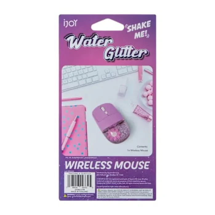 iJoy Water Glitter 2.4G Wireless Mouse USB for PC Mac Windows Cordless Optical