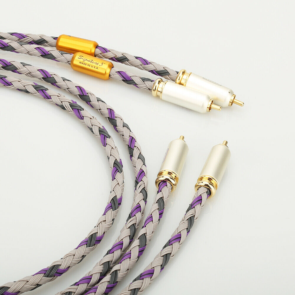 Preffair Gold Plated Male Plug RCA Interconnect Cable HiFi Audio Cable