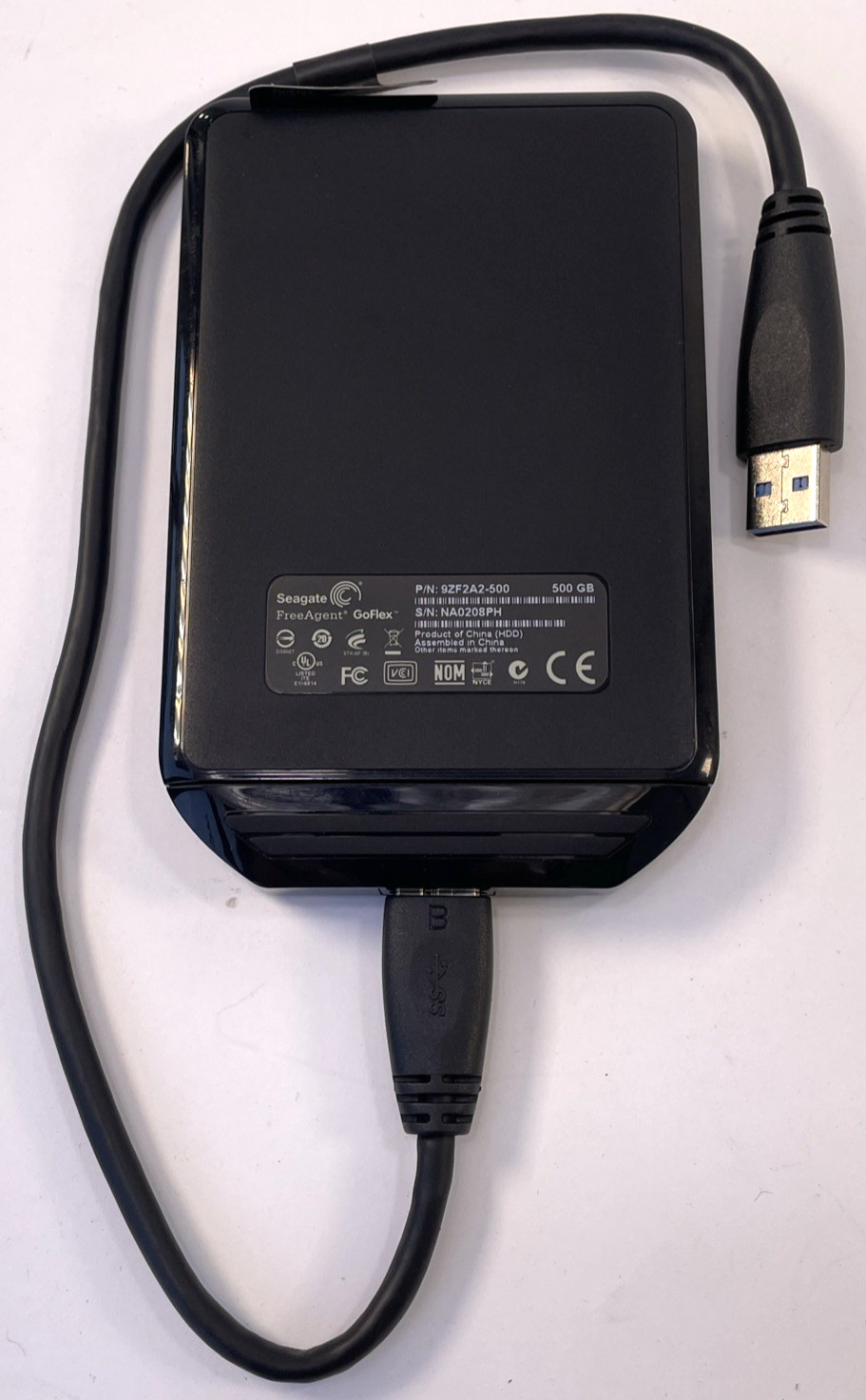 Seagate FreeAgent GoFlex 500 GB 9ZF2A2-500 External Portable Hard Drive A00