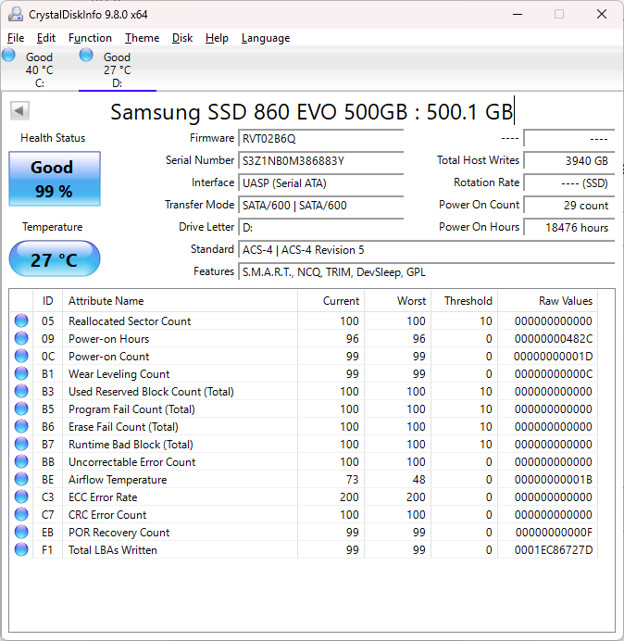 Samsung 860 EVO 500GB