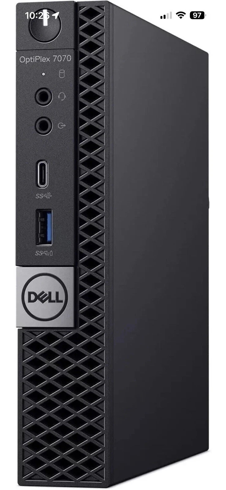 Dell OptiPlex 7070 Micro MFF i5-9500T CPU, WIFI— (NO RAM, SSD OR AC ADAPTER)