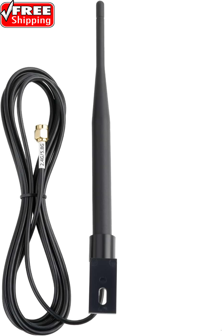 Outdoor Dual Band Wifi Antenna 2.4Ghz 5Ghz 5.8Ghz 5Dbi RP-SMA Male Antenna for W
