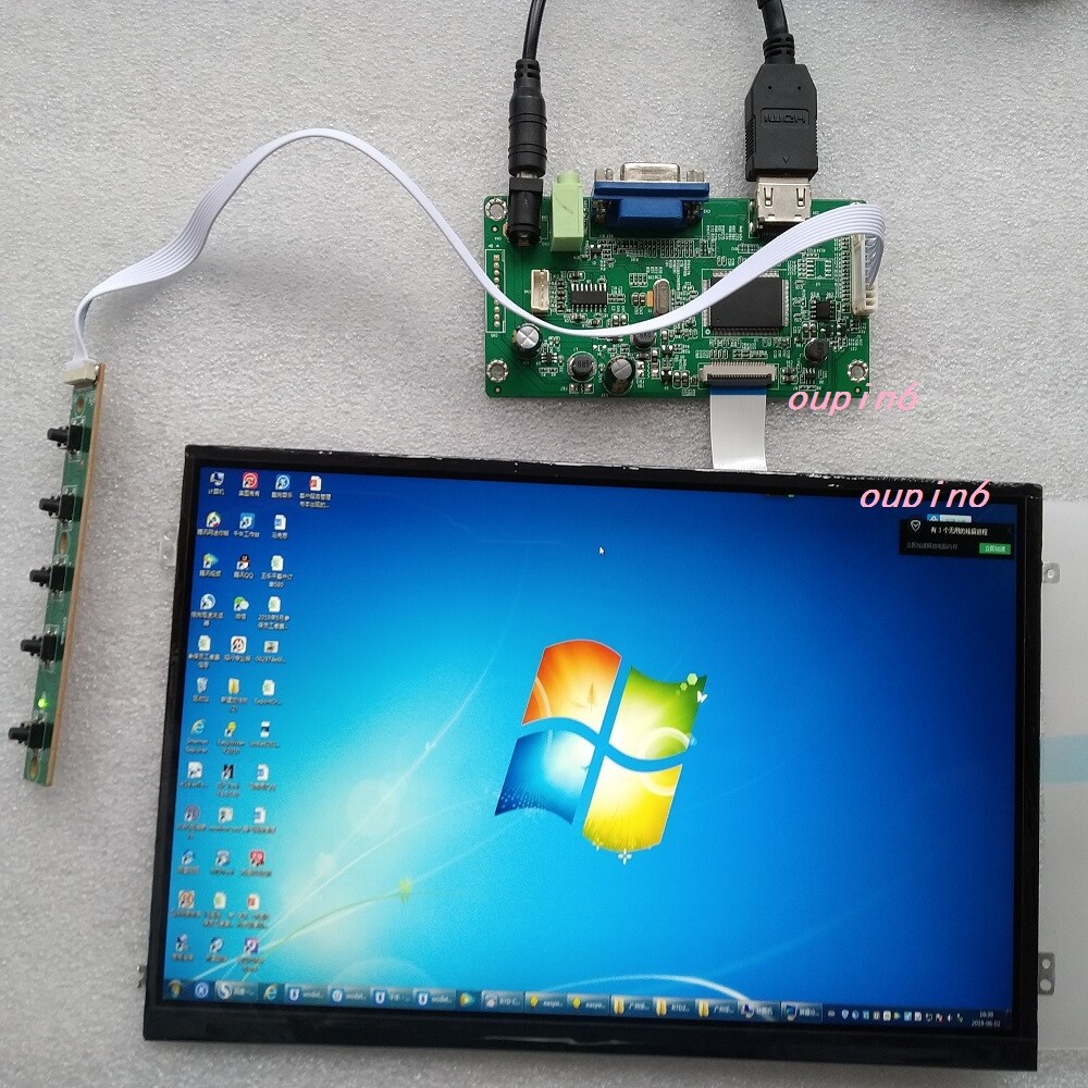 HDMI VGA EDP Controller board Kit with 1920X1200 IPS 10.1″ Screen LCD LED panel