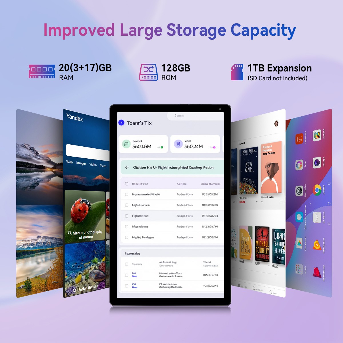 2026 AEEZO 10″ Tablet Pad Android 15 128GB Octa-Core Google Netflix 5G WIFI