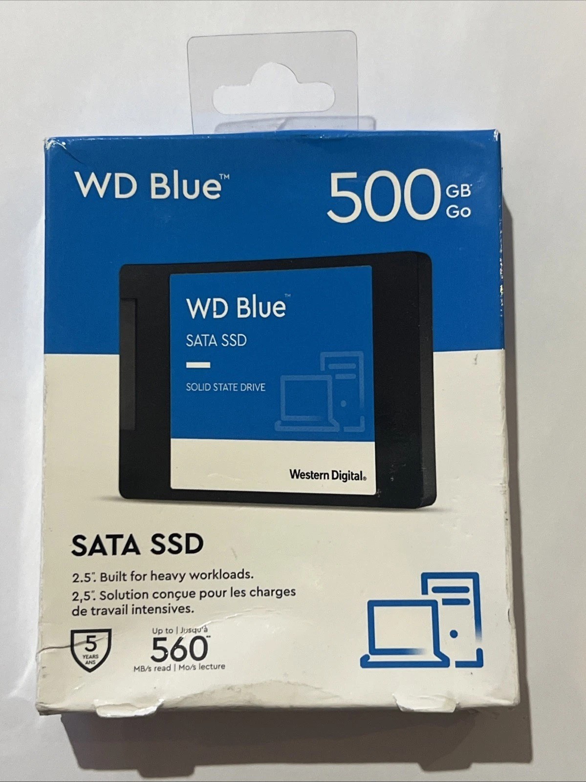 WD Blue Western Digital SA510 500GB 3D SSD WDS500G3B0A New