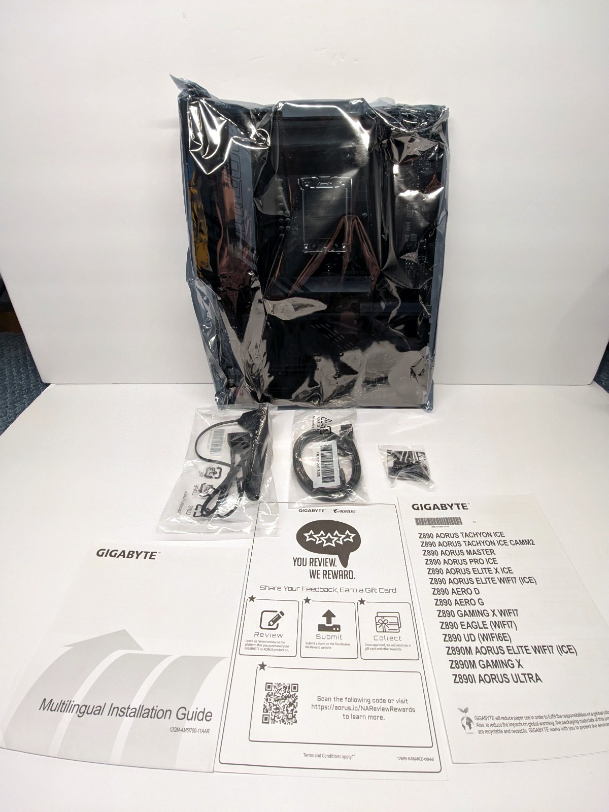 Gigabyte Z890 AORUS ELITE WIFI 7 Intel LGA1851 Gaming Motherboard New Sealed