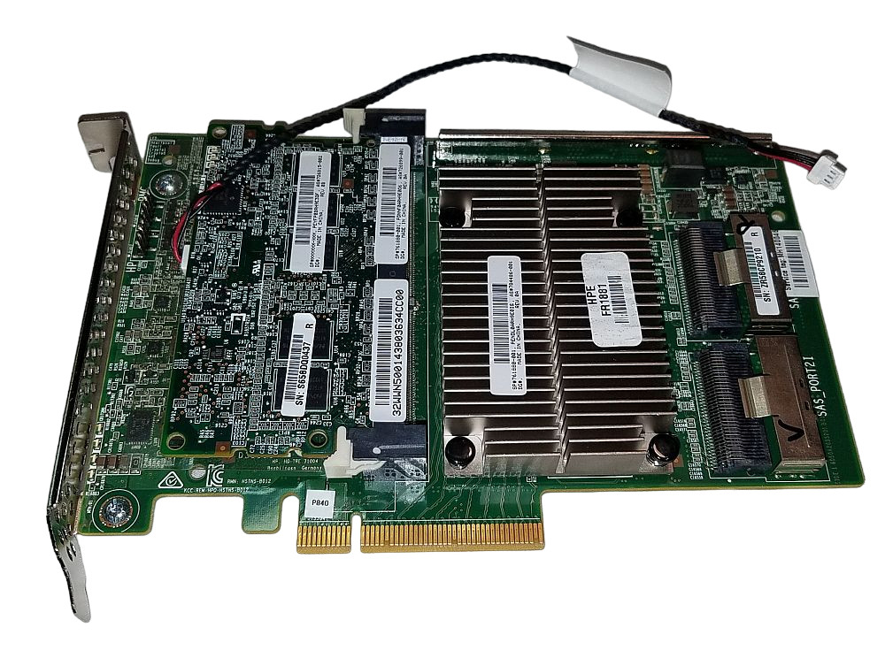 761880-001 726899-001 HPE SMART ARRAY P840/4GB 12GB 2-PORT SAS CONTROLLER Used