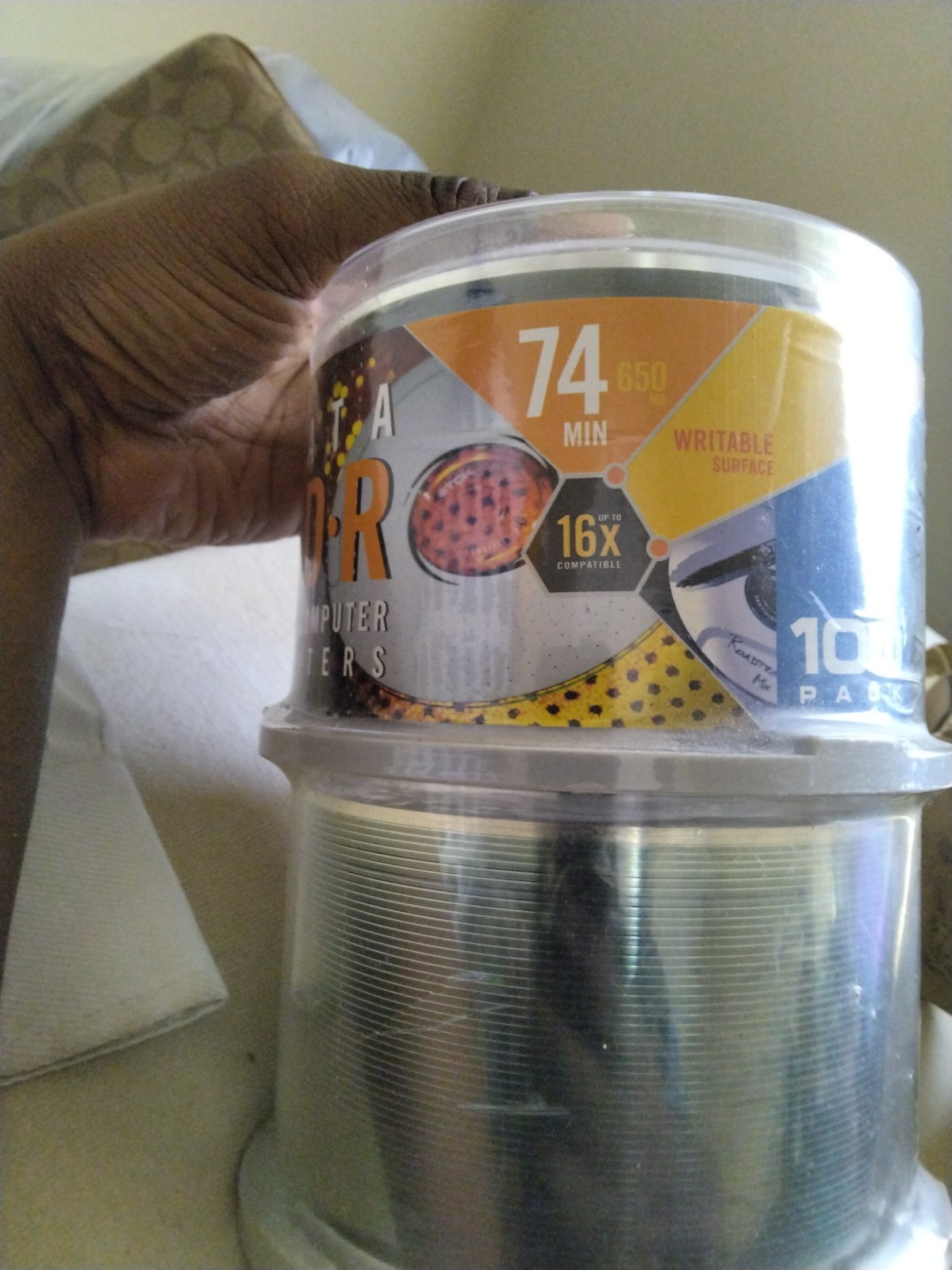 TDK CD-R Data Discs 74 MIN 650 MB 16x Computer Writers 100 Spindle Discontinued