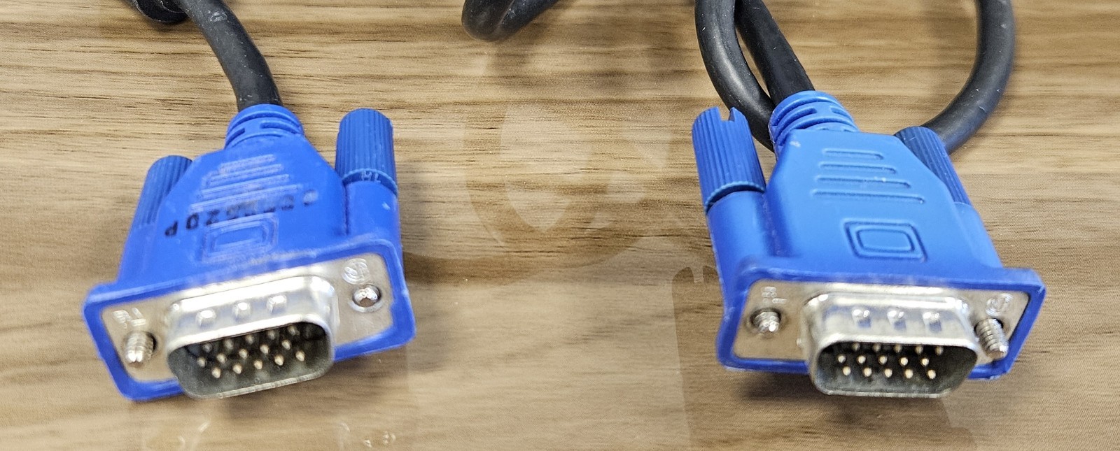 Lot Of 6 VGA to VGA Cables 5 ft to 6ft Male to Male Video Cables OEM
