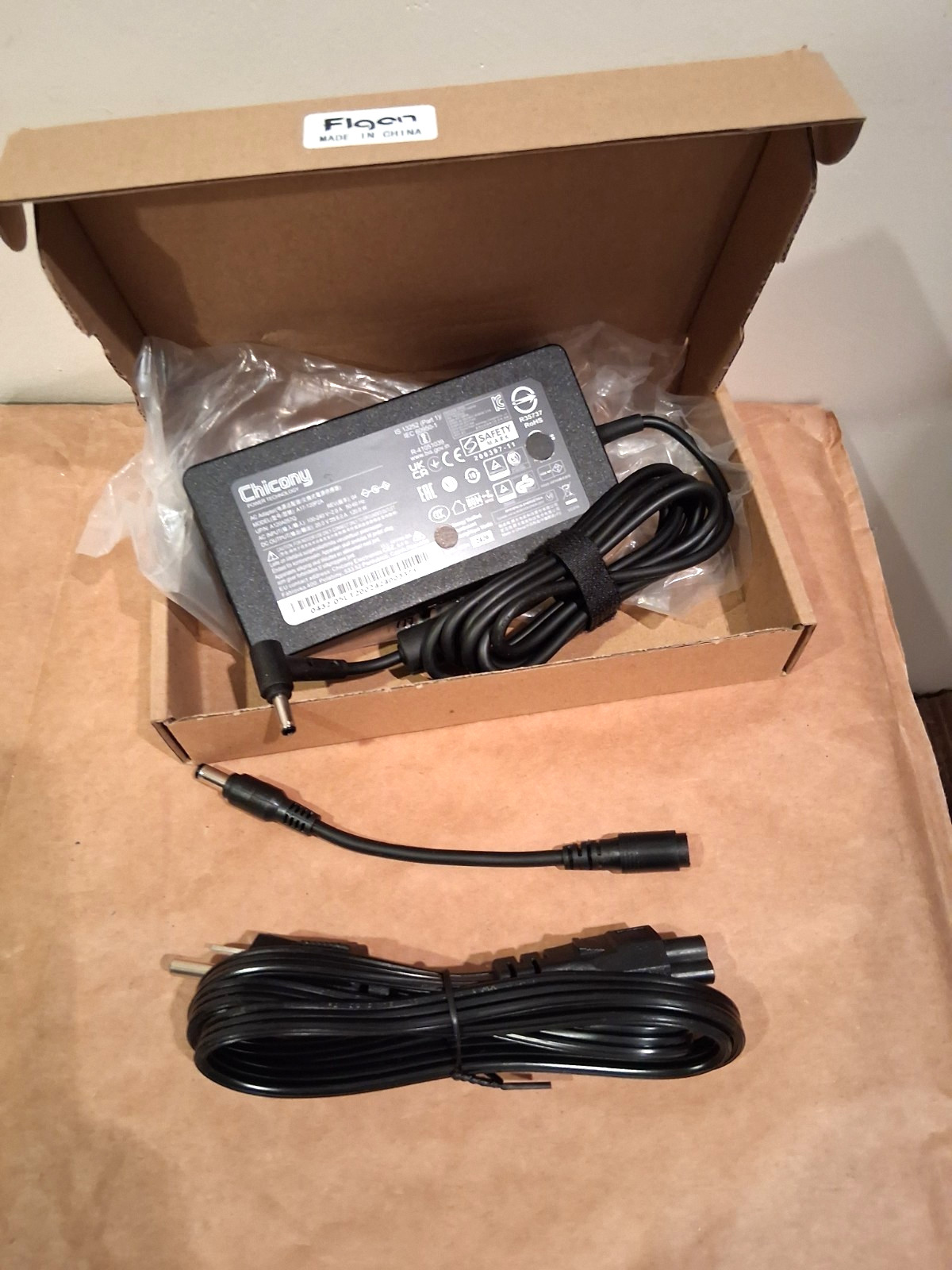 NEW Chicony AC Adapter A17-120P2A Power Supply 20V 6A Charger Fits 4.5mm & 5.5mm