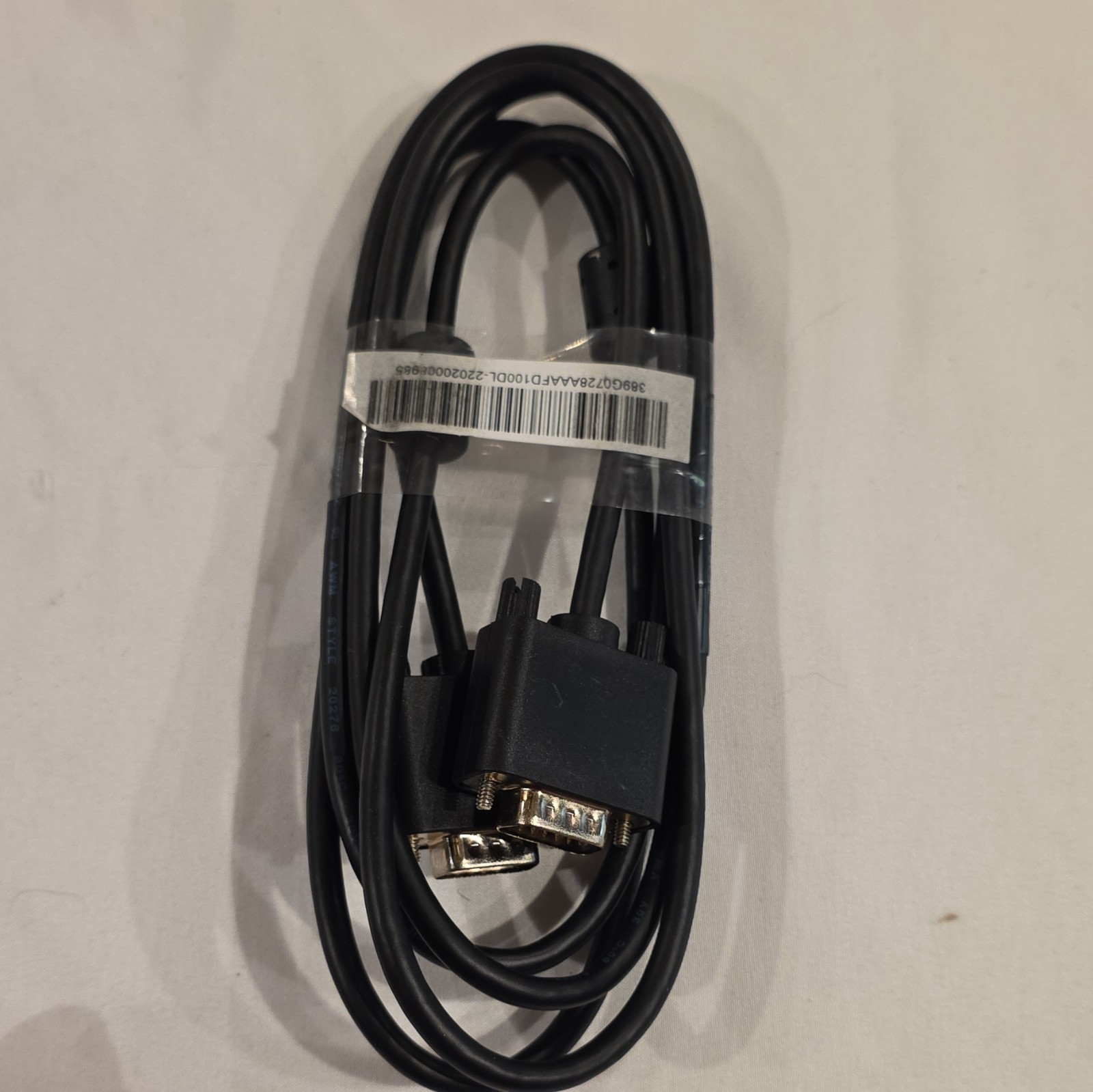 VGA/SVGA D-Sub Male to Male Monitor Cable, Black, 6 ft (MPN 22020008985)