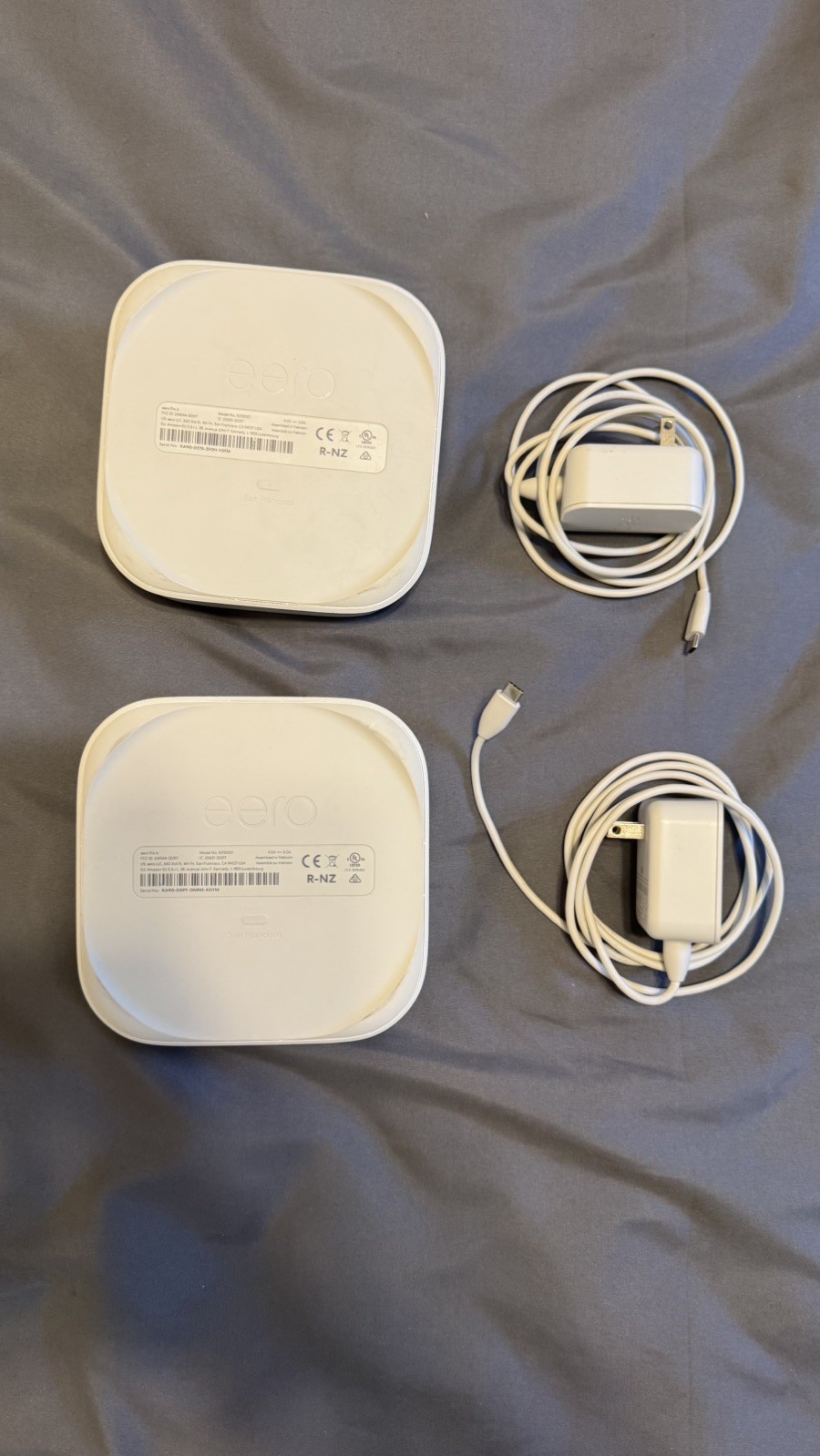 eero Pro 6E Tri-Band AXE5400 Wi-Fi 6E Router Mesh System – White (2-Pack)