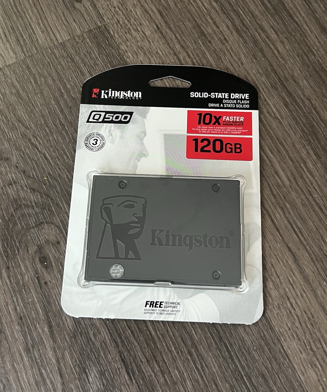 Brand New Kingston Q500-120GB SATA III 2.5″ Internal SSD – SQ500S37/120G