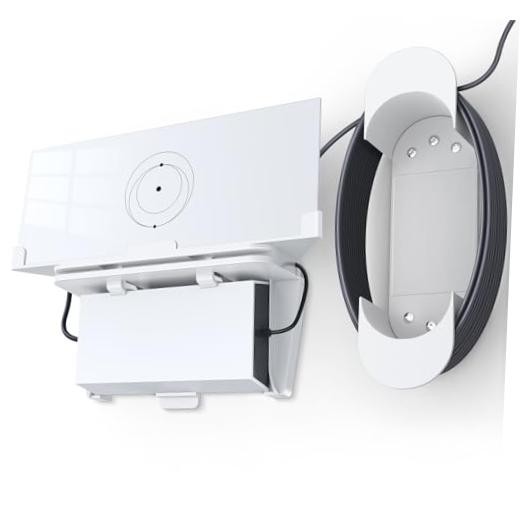 Starlink Gen 3 Router Mount 2 in 1, with Cable Caddy, Starlink Standard White