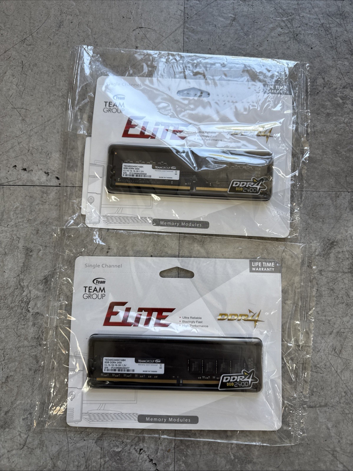 Team Group Elite 16GB (2x8GB) DDR4-2400 PC4-19200 288-Pin DIMM Non-ECC