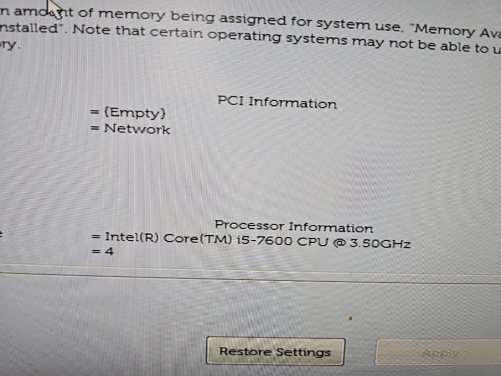Dell OptiPlex 5070 D10U Micro Desktop PC Core i5 7gen 8GB NO POWER SUPPLY No OS
