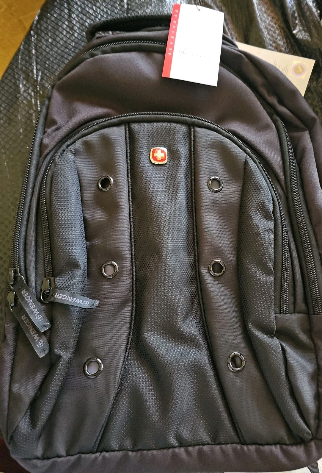 Wenger Swiss Gear Upload 16″ Laptop Backpack (fits up to 16″ laptop) Black, New