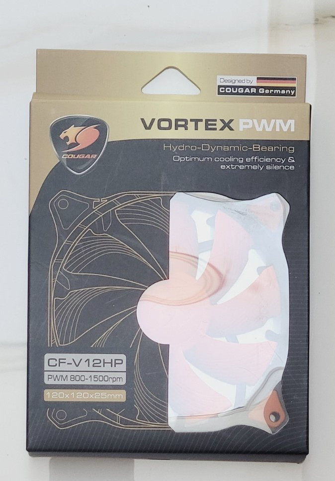 VORTEX CF-V 12HP OPTIMUM COOLING PC FAN EXTREMELY SILENCE PWM 800-1500rpm