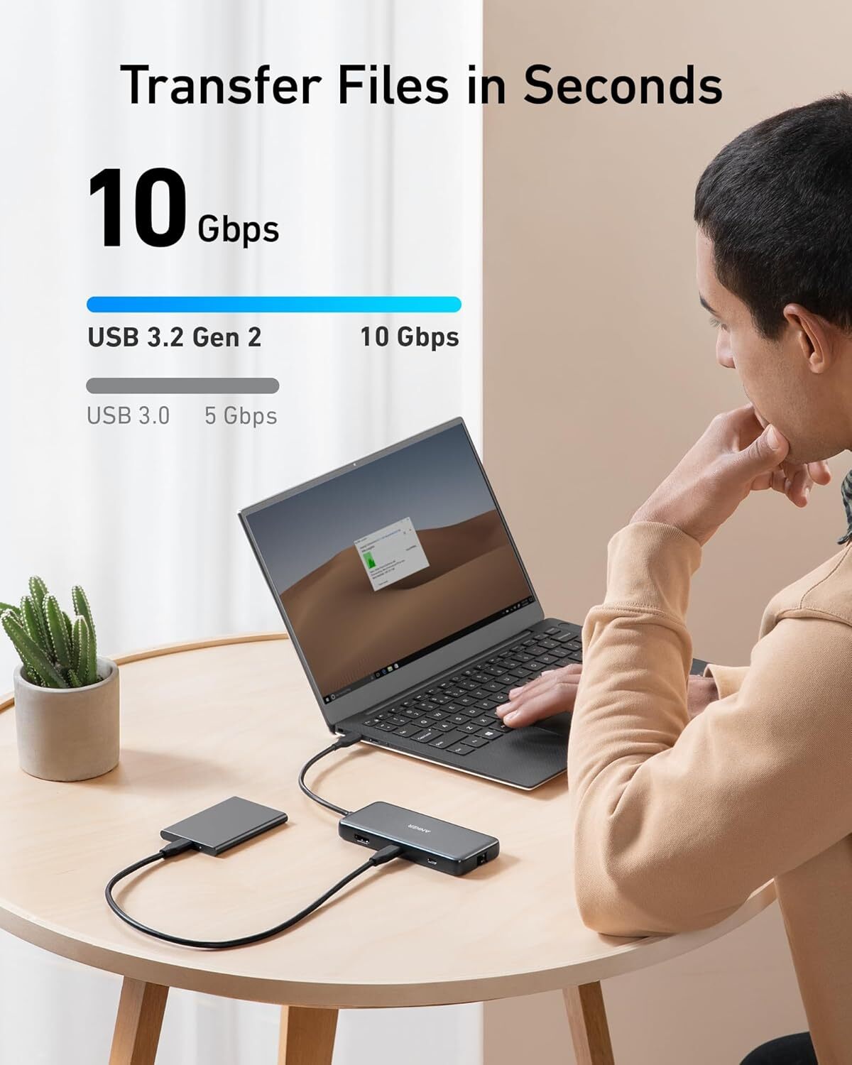 Anker PowerExpand 11-in-1 Docking Station USB C Hub 100W PD Adapter |Refurbished