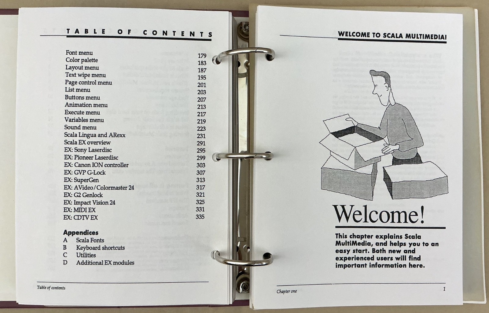 Scala Multimedia MM300 MM400 ©1994 Scala for Commodore Amiga 1200 2000 3000 4000