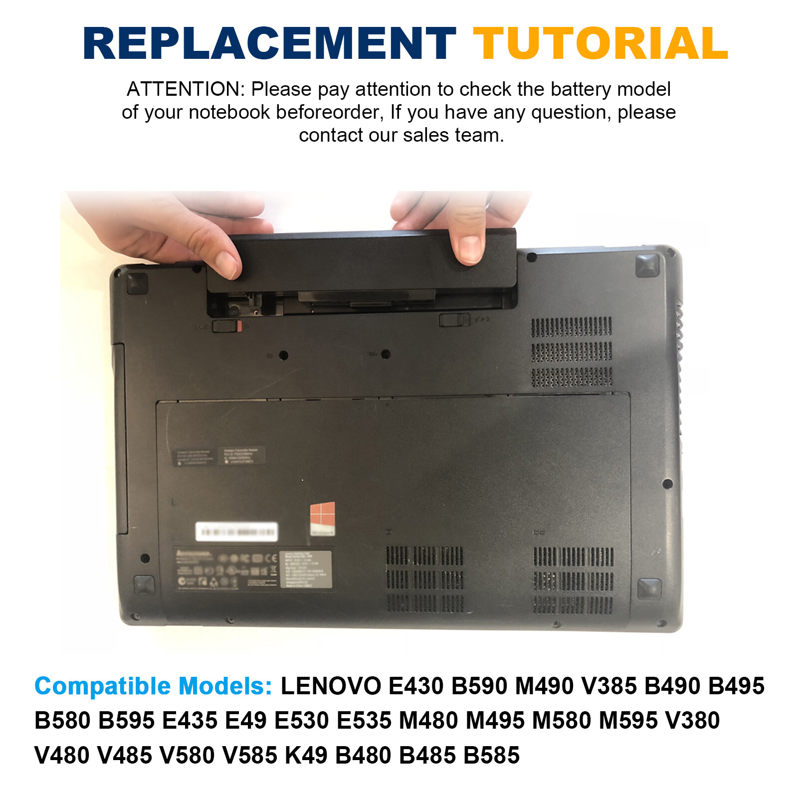 NEW Battery For Lenovo ThinkPad E430 E435 E530 E531 E535 121500047 121500050 75+
