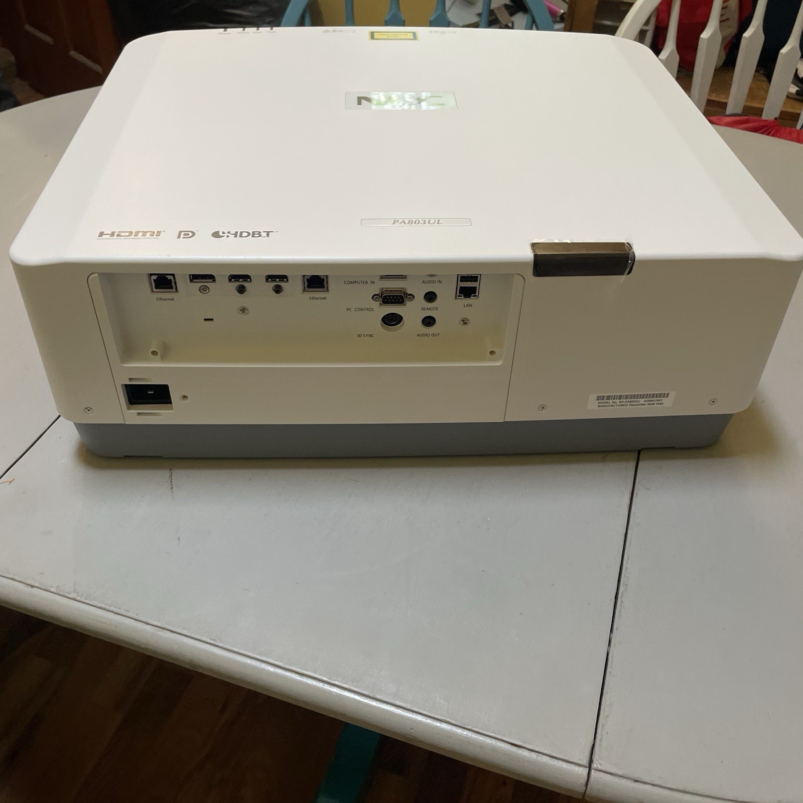 NEC NP-PA803UL 3LCD 1920×1200 8,000 Lumen Projector w/ NP41ZL Lens | 5774 Hours
