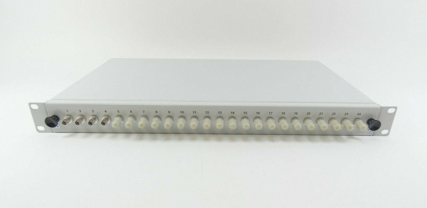Empty Enclosure Fiber Optic Cable | 19″ | 24 Fibres | Grey | L480mm x W250mm x H 48mm