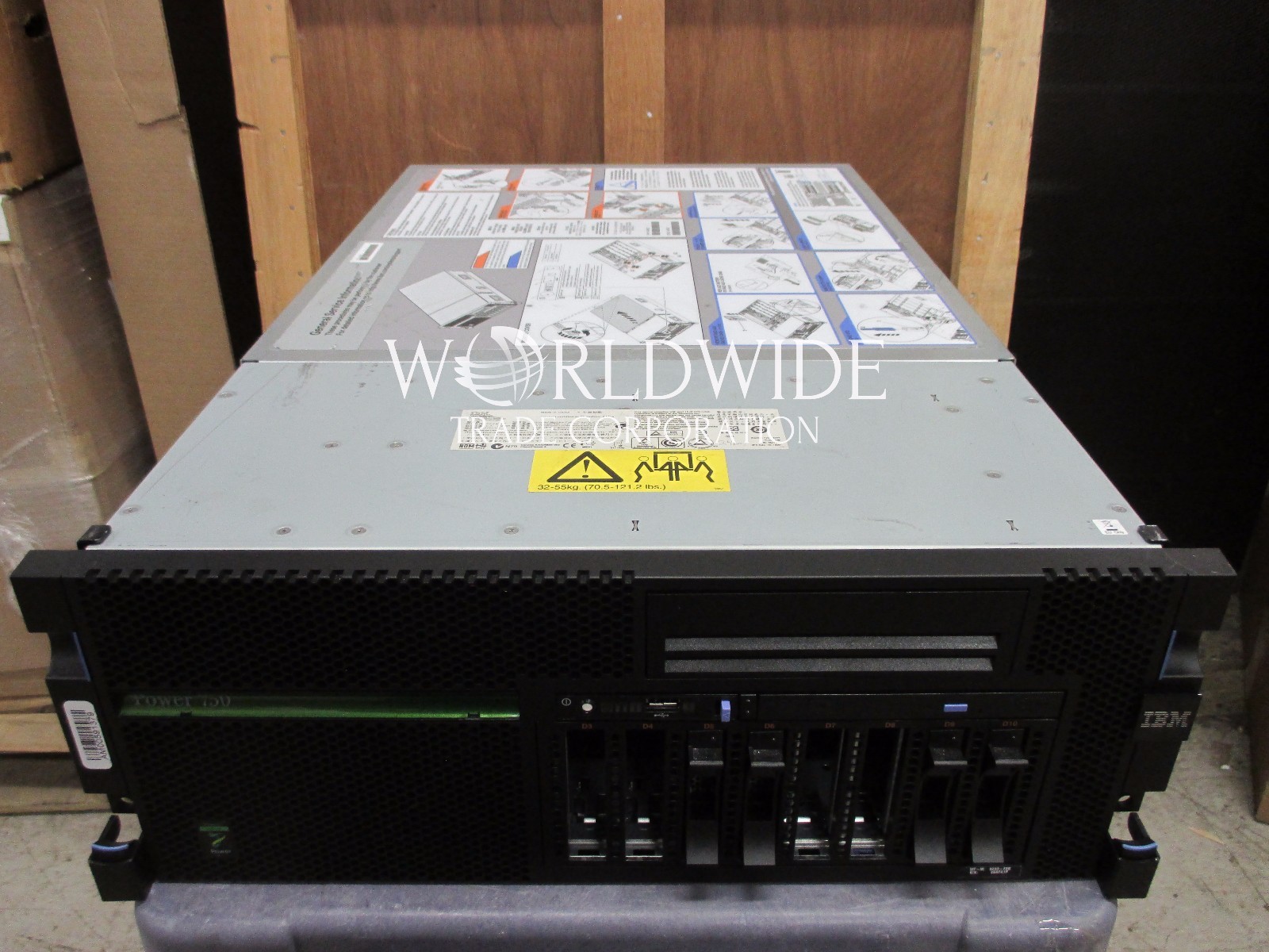 IBM 8233-E8B Power 750 Express Server 8-Core 3.55GHz PowerVM STD, 4 mo. Warranty